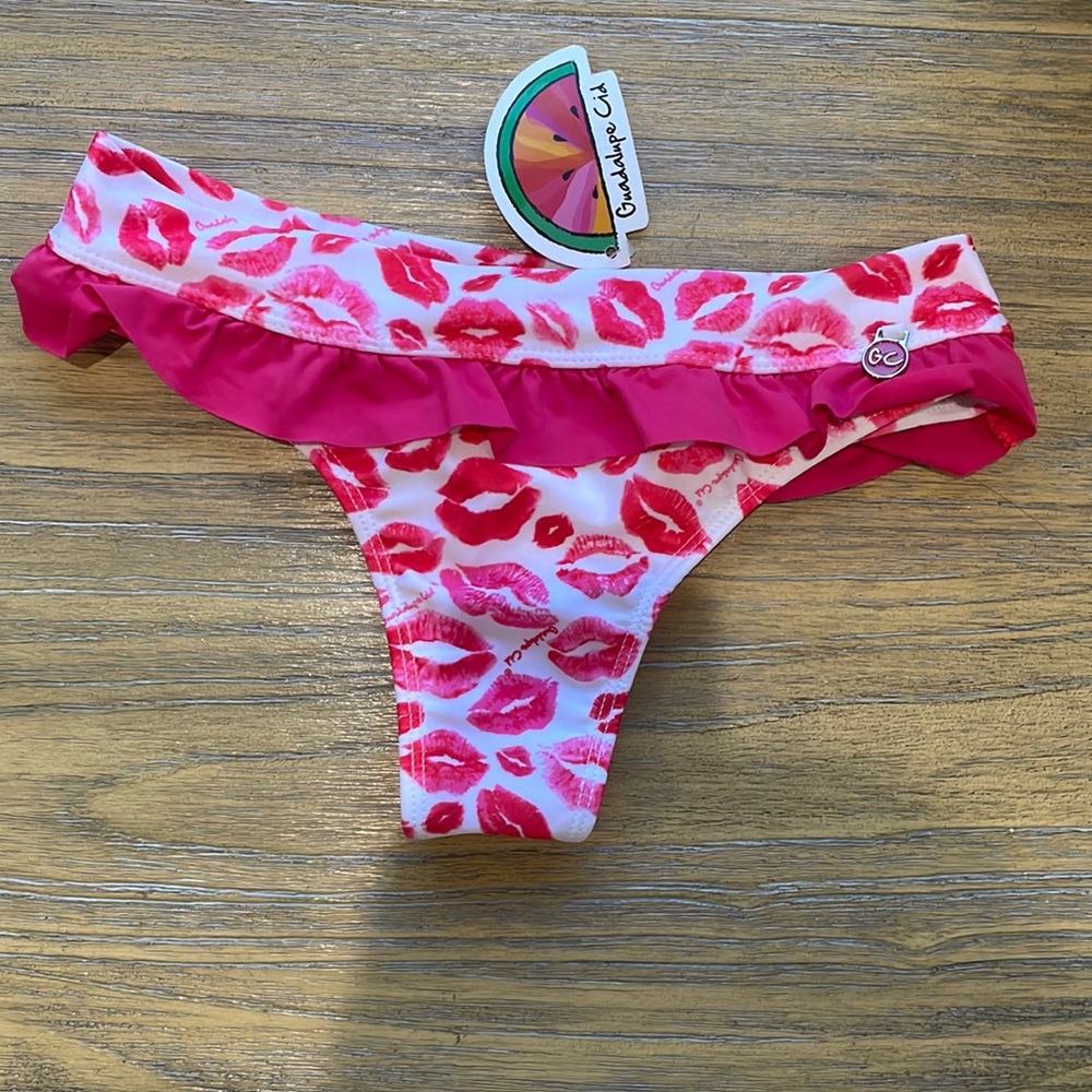 Print thong bikini bottom